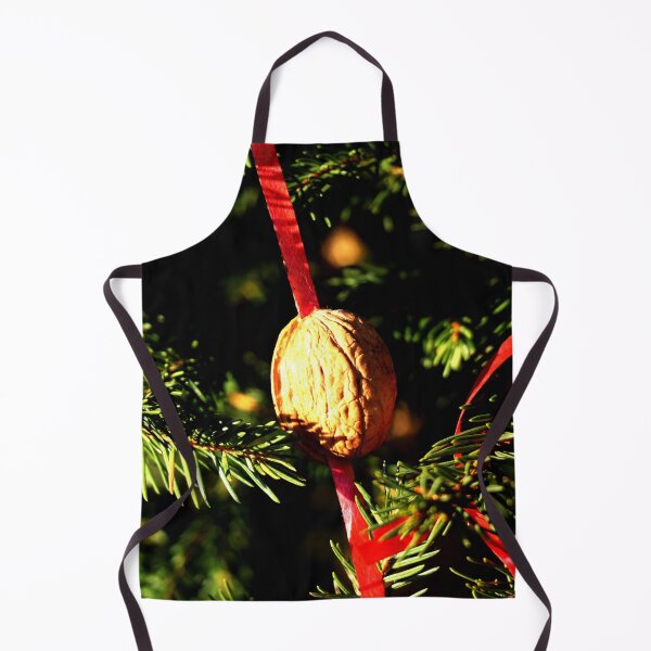 Item preview, Walnut with red ribbon as Christmas decoration on Christmas tree designed and sold by Michaelerch.