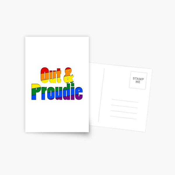 Out & Proudie Postcard