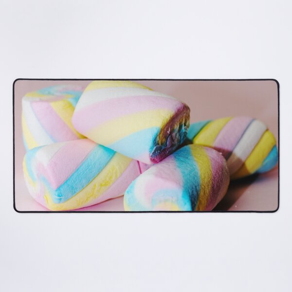 Item preview, Colorful marshmallows candy on a pink background - marshmallow heap designed and sold by Michaelerch.