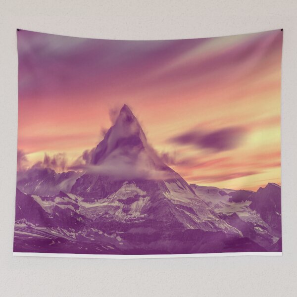 Item preview, Snow Caped Mountain Tapestries. Graphic Landscape Cool  designed and sold by letsaddtocart.