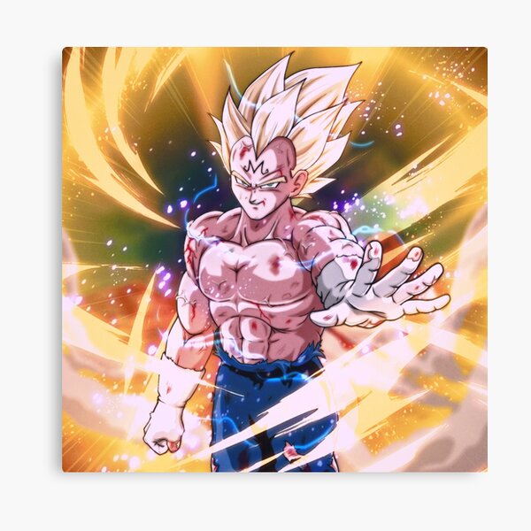 ultra ego vegeta Canvas Print by mikelaurydraw