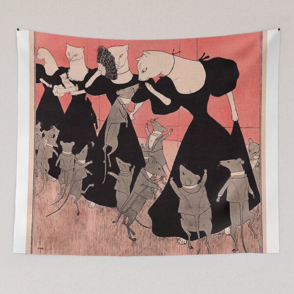 Item preview, Cats dancing with mice designed and sold by IliaLobell.