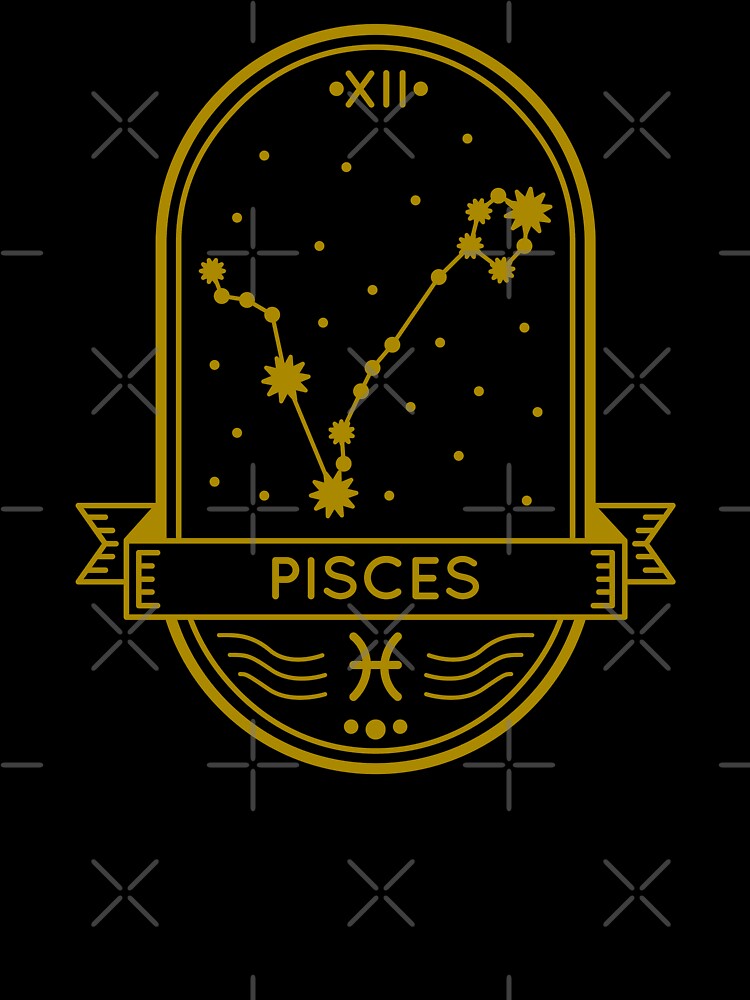 Pisces February 19 March 20 Zodiac Sign Kids T Shirt