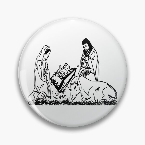Aperçu de l'œuvre Jésus, Marie, Joseph et le petit âne créée et vendue par michael0000.