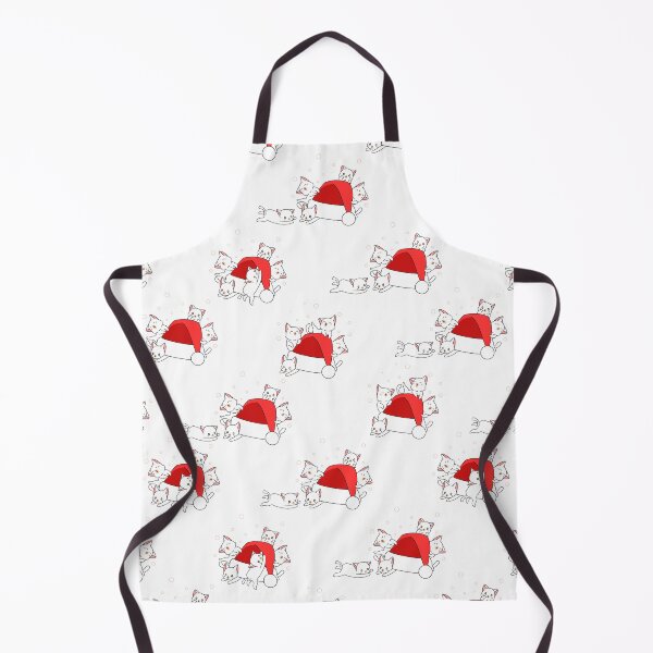 Item preview, Christmas Funny Kawaii Cats in Red Santa Hats designed and sold by Jaydee001.