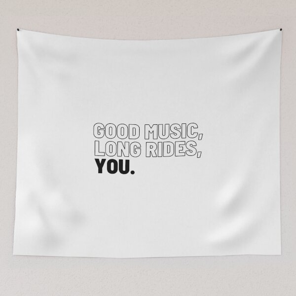 Item preview, good music, long rides, you | black designed and sold by mareabello.
