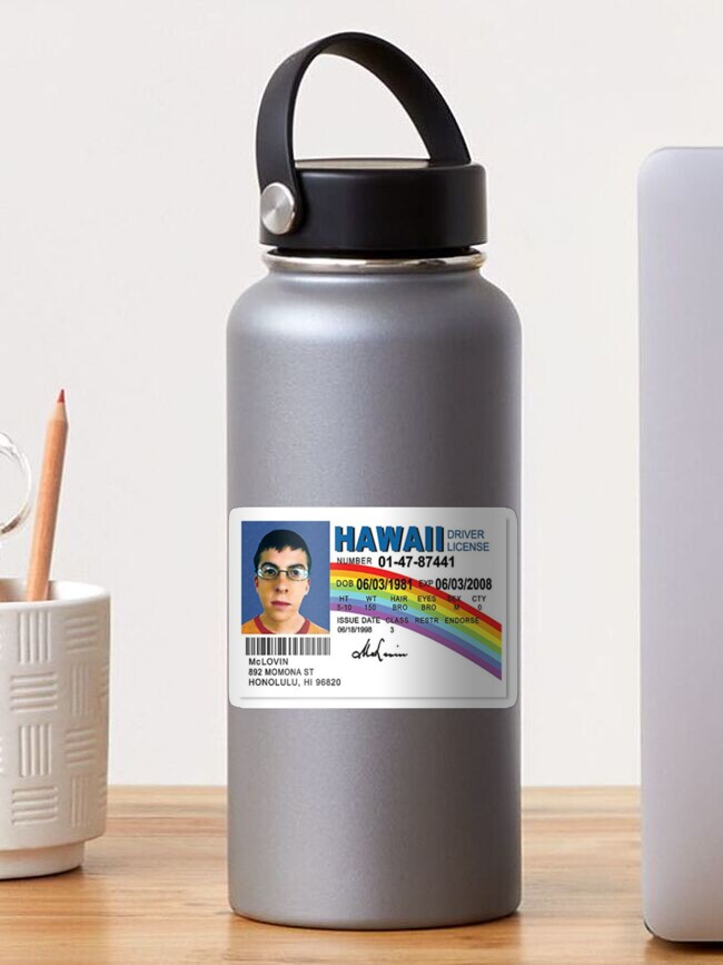 Fake Id Sticker