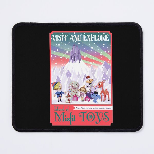 Item preview, Claymation Snow Miser Island Of Misfit Toys Rudolph Vintage Style Travel Postercool Gift designed and sold by WoodworkerPaten.