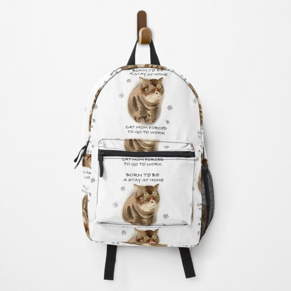 Item preview, Born To Be A Stay At Home Cat Mom Forced To Go To Work.Watercolor. designed and sold by Thepsonthi.