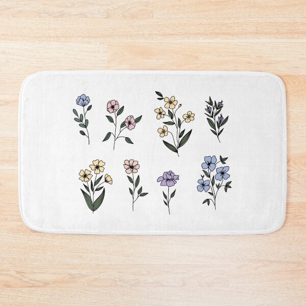 Item preview, Coloured Floral Sticker Set designed and sold by pretttyodd.