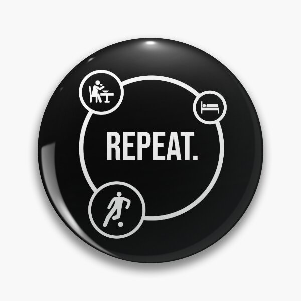 Item preview, Eat Sleep Futsal Repeat routine designed and sold by taddd.