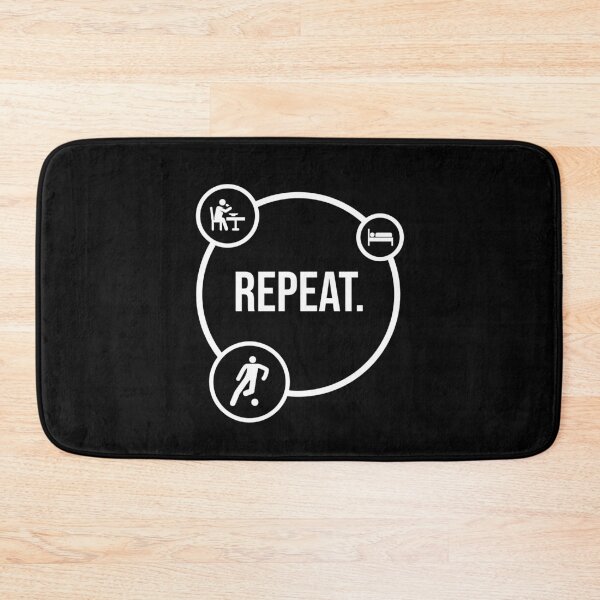 Item preview, Eat Sleep Futsal Repeat routine designed and sold by taddd.