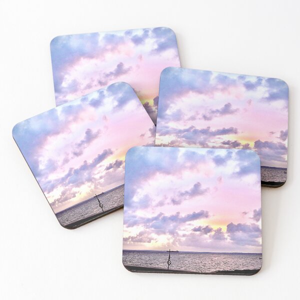Item preview, Pink sunset and ocean designed and sold by HenrikGPhoto.