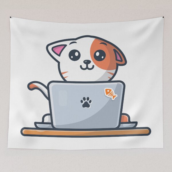 Item preview, The Working Cat designed and sold by Vector Scout Lab.