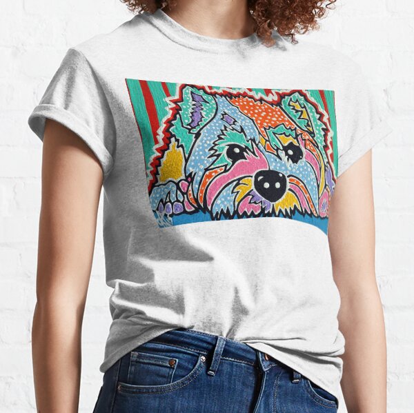 Cotton Candy Westie West Highland Dog Pet Terrier Scottish Scotland Cairn Border Glen Fox Kerri Schnauzer Norwich Norfolk Yorkshire Dogs Owner Lover Jackie Carpenter Art Classic T-Shirt