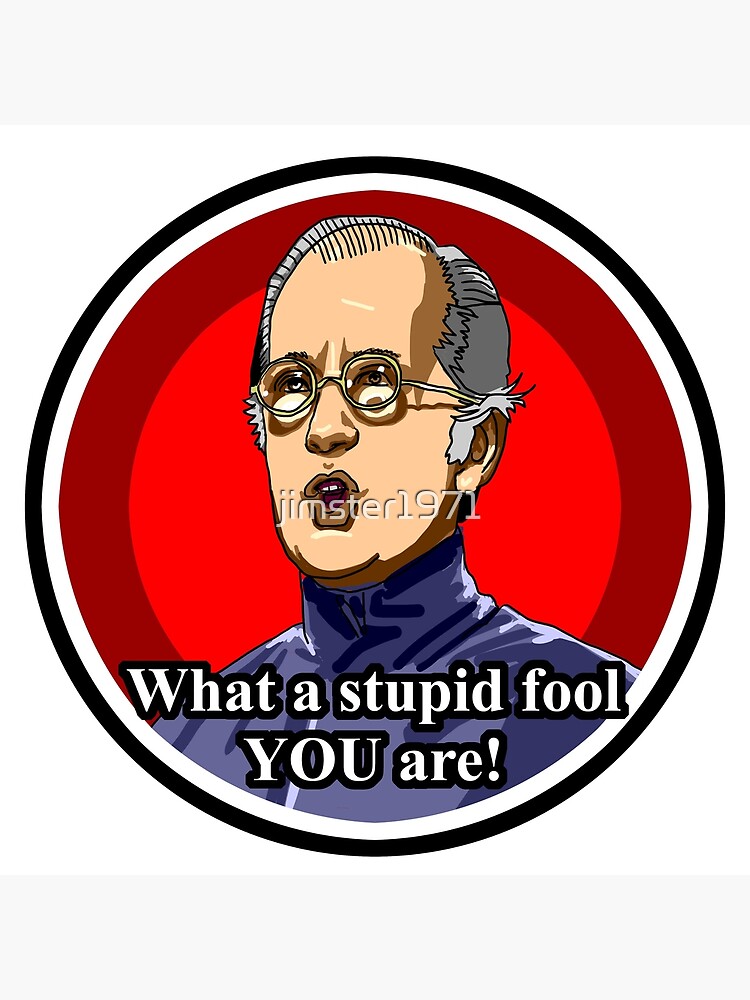 what-a-stupid-fool-you-are-poster-for-sale-by-jimster1971-redbubble