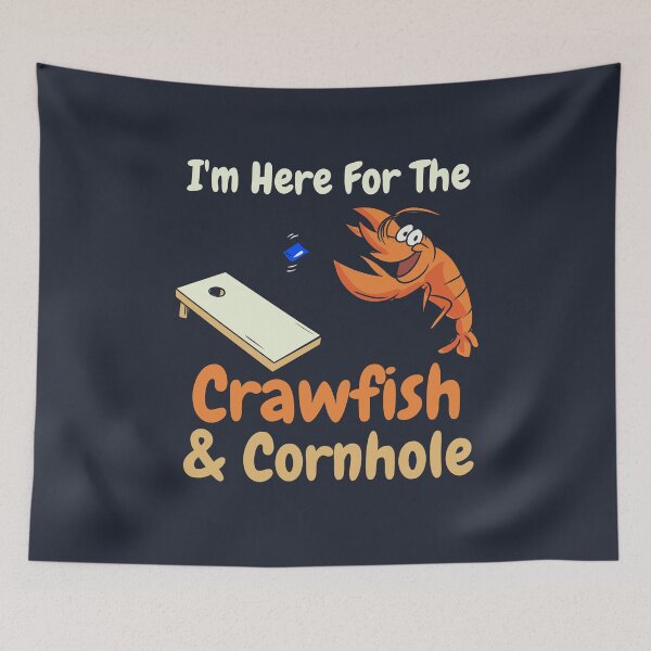 Item preview, Crawfish and Cornhole Funny Games designed and sold by Bricke.