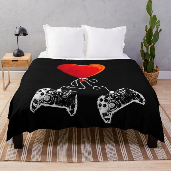 Item preview, Gamer Heart Controllers Gaming Couple designed and sold by TranscendFlow.