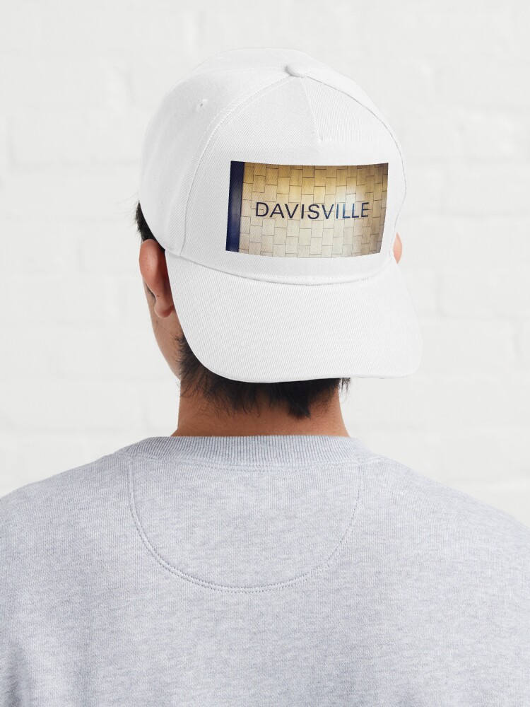Alternate view of Davisville Toronto Subway Station Sign Cap
