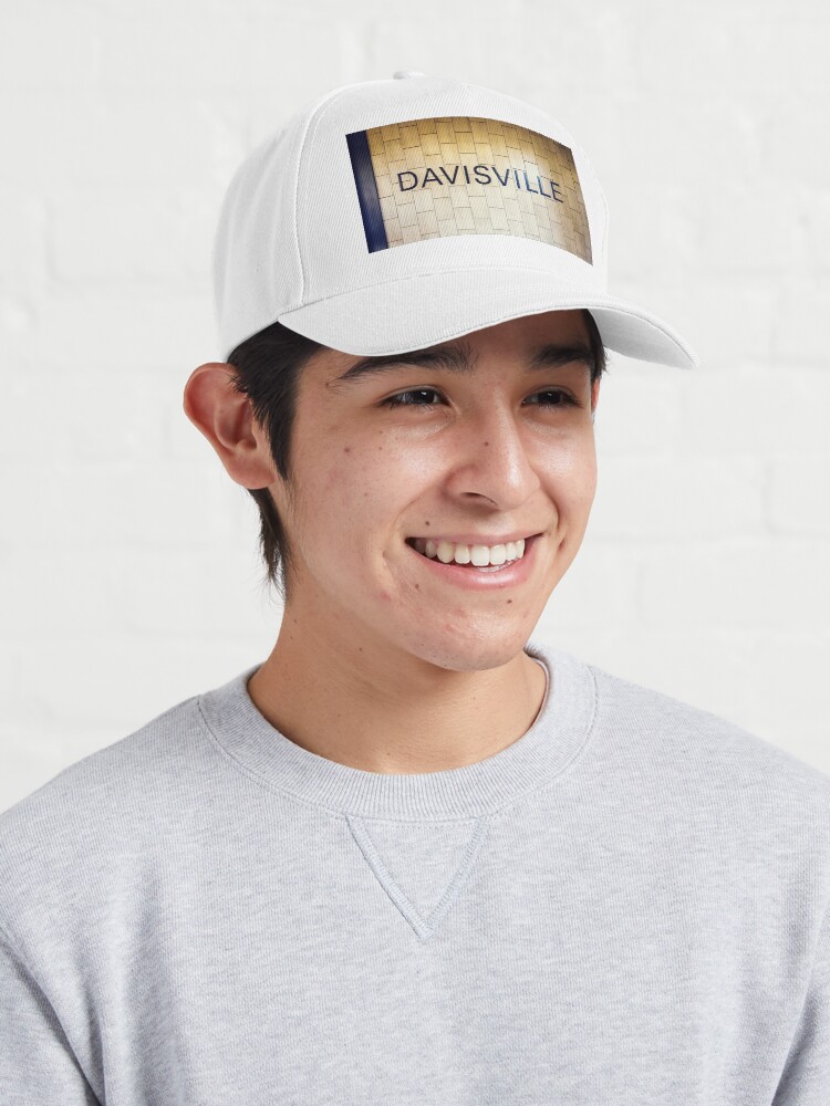 Alternate view of Davisville Toronto Subway Station Sign Cap