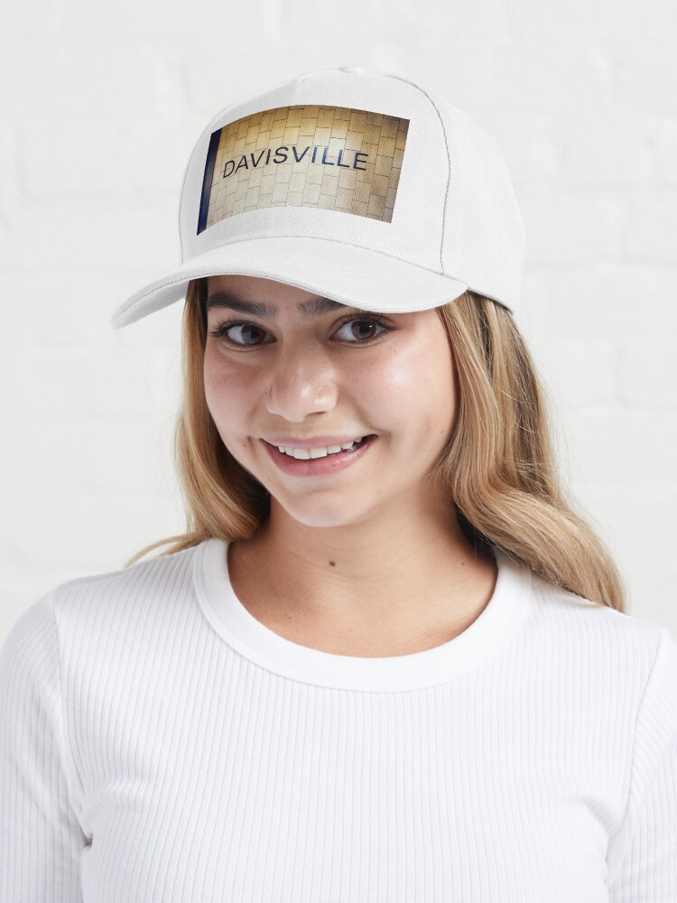 Alternate view of Davisville Toronto Subway Station Sign Cap