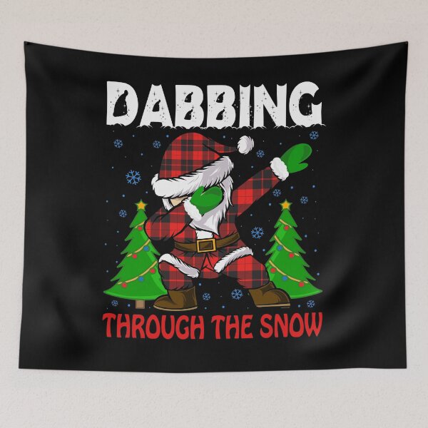 Item preview, Funny Santa Claus Dab Dabbing Through The Snow Christmas Quote designed and sold by thecooltable.