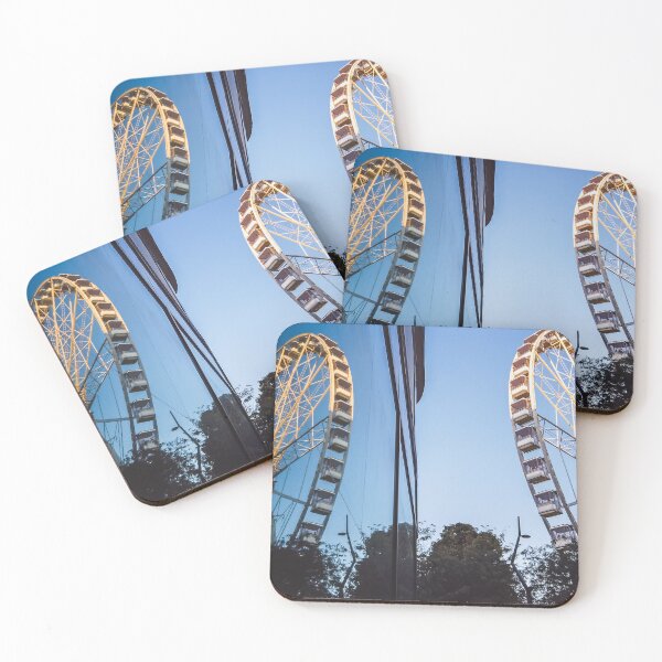Item preview, The Budapest Eye big Ferris wheel with reflection in the centre of Budapest designed and sold by Evgeniia Biriukova.