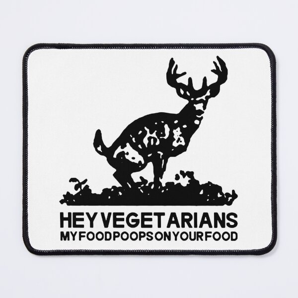 Item preview, Funny Hey Vegetarians My Food Poops On Your Food Gift Premium Apparel Funny Holiday Xmas designed and sold by DesignByHeartUK.