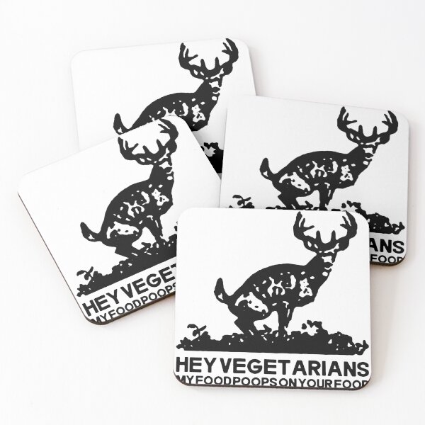 Item preview, Funny Hey Vegetarians My Food Poops On Your Food Gift Premium Apparel Funny Holiday Xmas designed and sold by DesignByHeartUK.