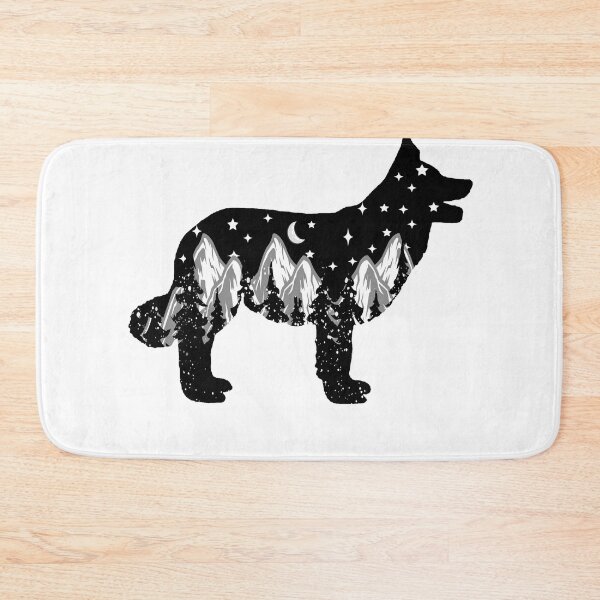 Item preview, border collie dog lover night mountain christmas gift designed and sold by alaechamlal.