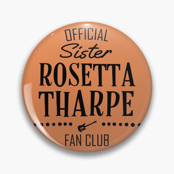 Item preview, The Godmother of Rock & Roll: Sister Rosetta Tharpe Fan Club (black text) designed and sold by Ofeefee.