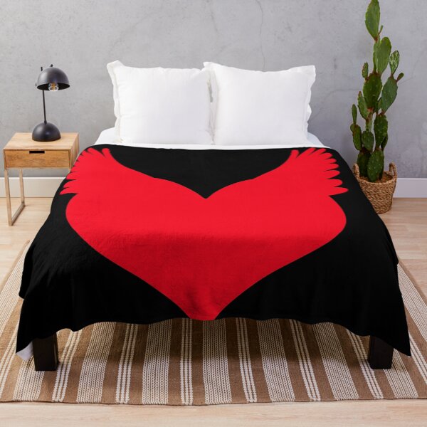 Item preview, Red heart with wings, chrome hearts designed and sold by vilma3000.