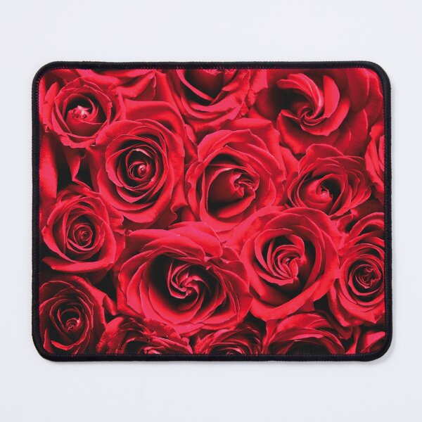 Item preview, red roses floral pattern design designed and sold by BeCoolArt.