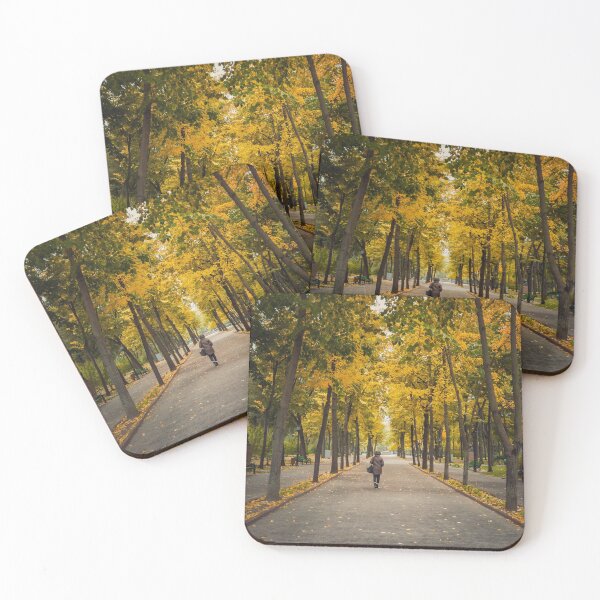 Item preview, a walk in the autumn park designed and sold by psychoshadow.