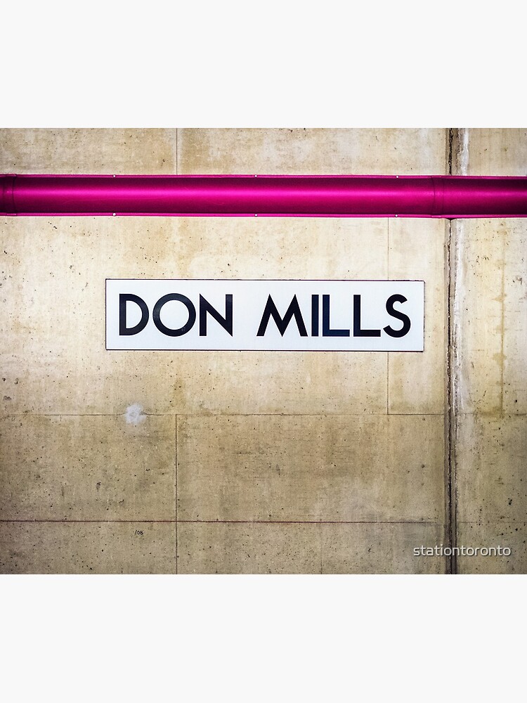 Don Mills Toronto Subway Station Sign by stationtoronto