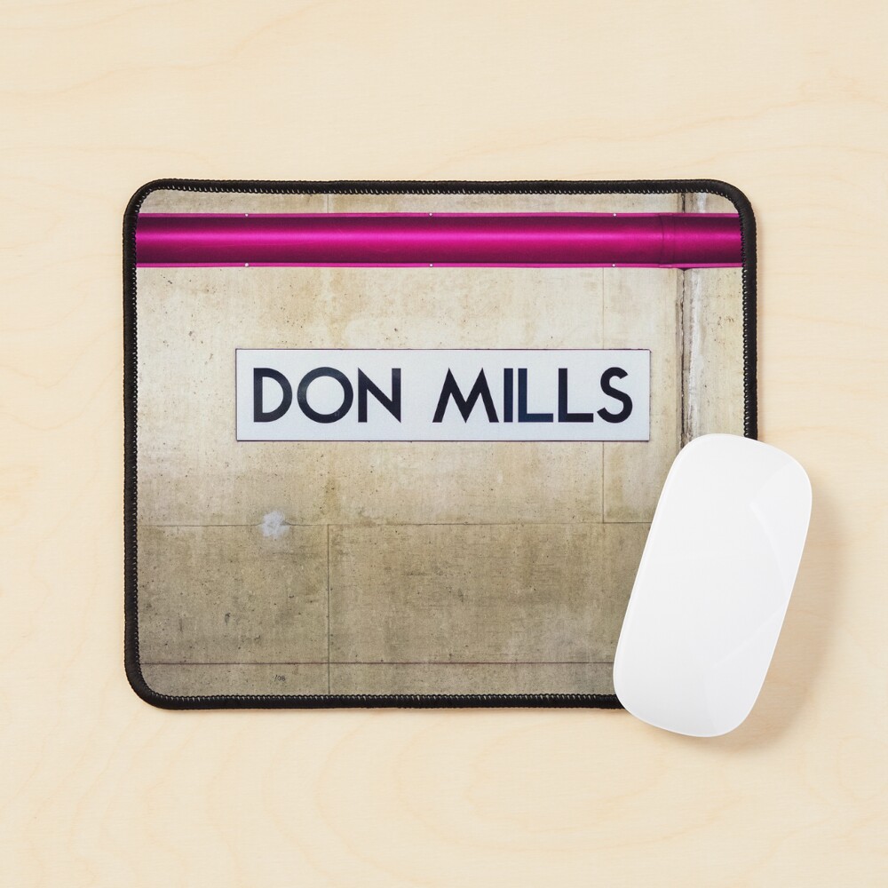 Don Mills Toronto Subway Station Sign Mouse Pad