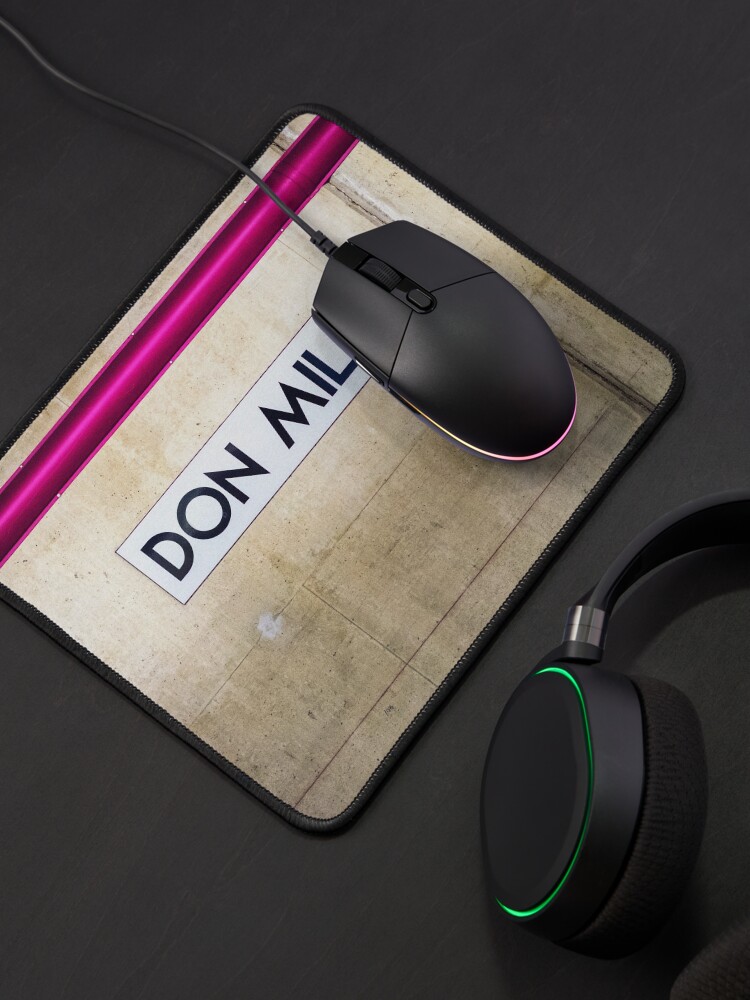 Alternate view of Don Mills Toronto Subway Station Sign Mouse Pad