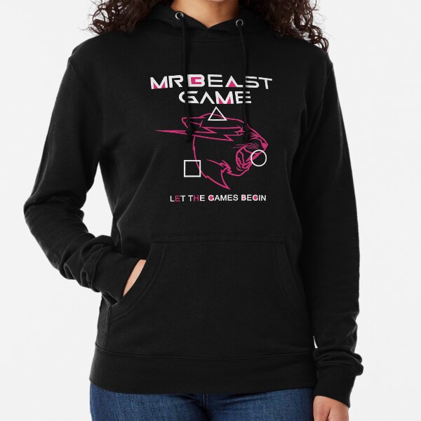 Mr. Beast custom  T-shirt Lightweight Hoodie