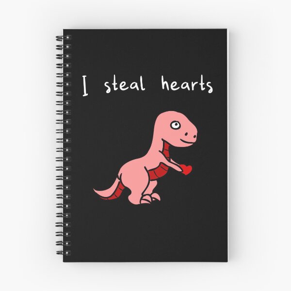 Aperçu de l'œuvre Je vole des cœurs Dinosaure T Rex Lover créée et vendue par TranscendFlow.