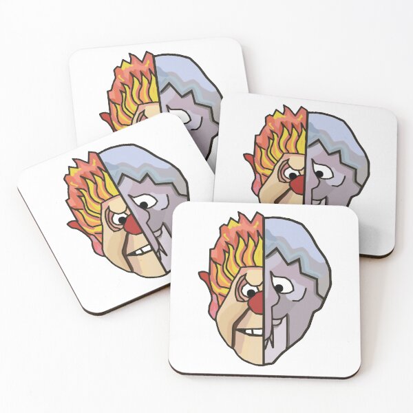 Item preview, Claymation Snow Miser  Brothers Heat Miser Cute Fan designed and sold by WoodworkerPaten.