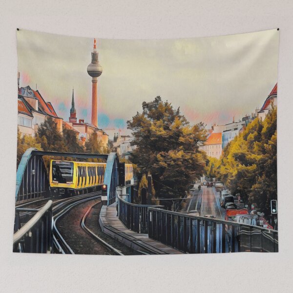 Item preview, Berlin Cityscape designed and sold by Sofia-Draws.