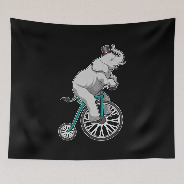 Item preview, Elephant at Circus with Bicycle designed and sold by Snabdesign84.