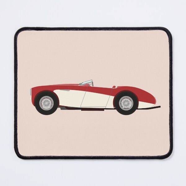 Item preview, Austin Healey 100/4 Sports Classic Car (Red & Cream) with windscreen folded down designed and sold by JHMimaging.