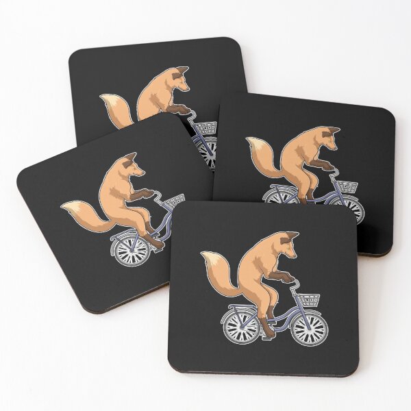Item preview, Fox with Bicycle designed and sold by Snabdesign84.