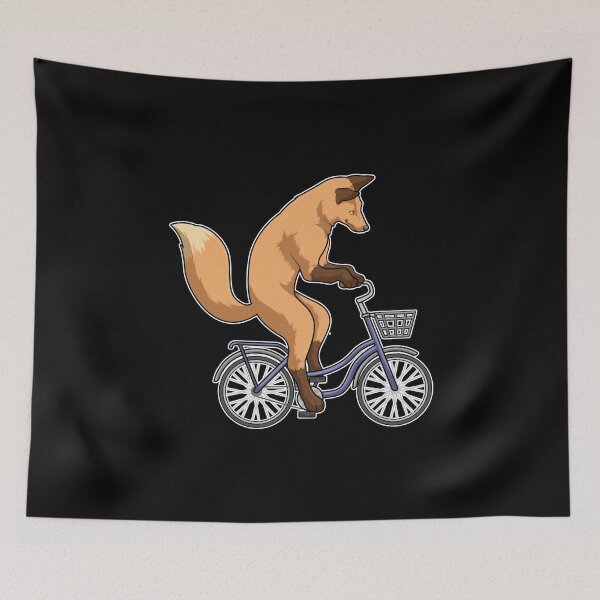 Item preview, Fox with Bicycle designed and sold by Snabdesign84.