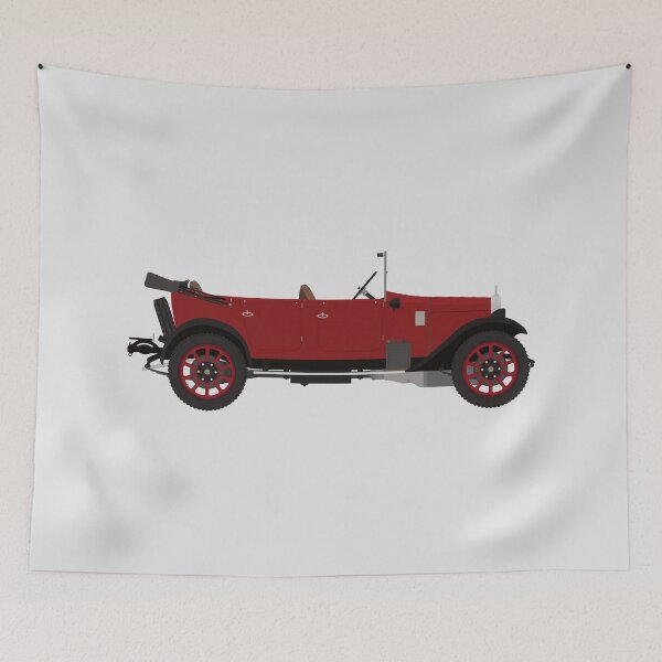 Item preview, Austin 12/4 Tourer 'Clifton' with roof down (Red) designed and sold by JHMimaging.