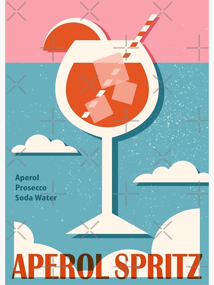 Affiche Le Spritz - Recette de Cocktails
