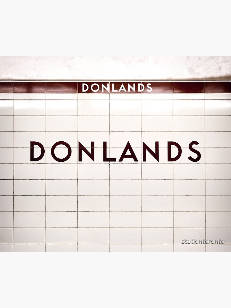 Donlands Toronto Subway Station Sign by stationtoronto