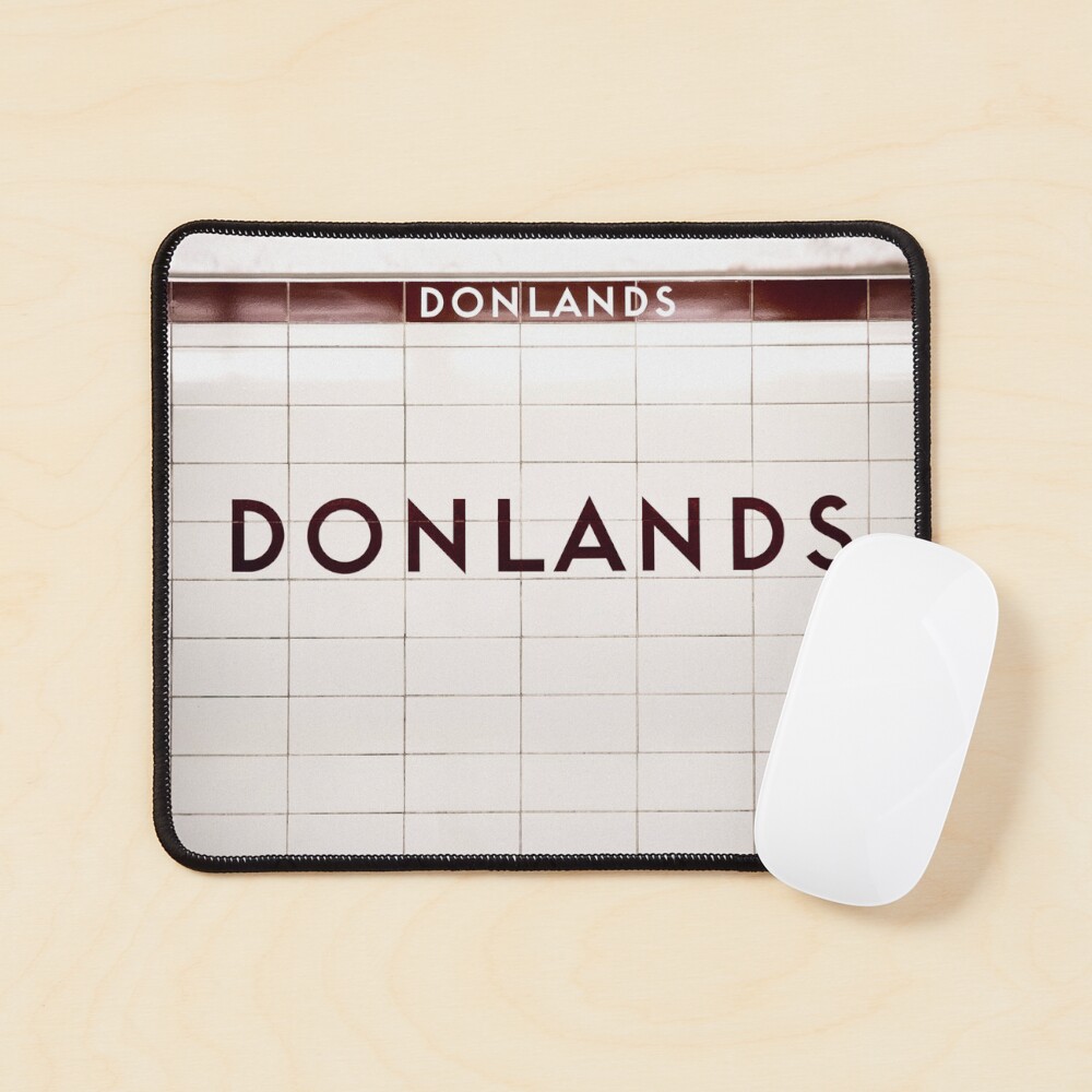 Donlands Toronto Subway Station Sign Mouse Pad