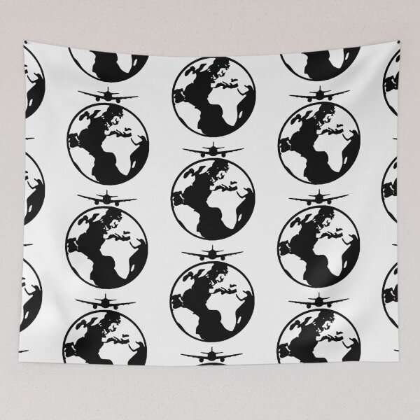 Item preview, Love Travel the world Awaits Mountain Hiking Camping Tree Mountains Tent Art Design Happy Apparel Essential Inspiration Joy Mood Funny designed and sold by DesignByHeartUK.